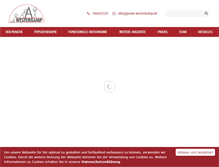 Tablet Screenshot of praxis-westerkamp.de